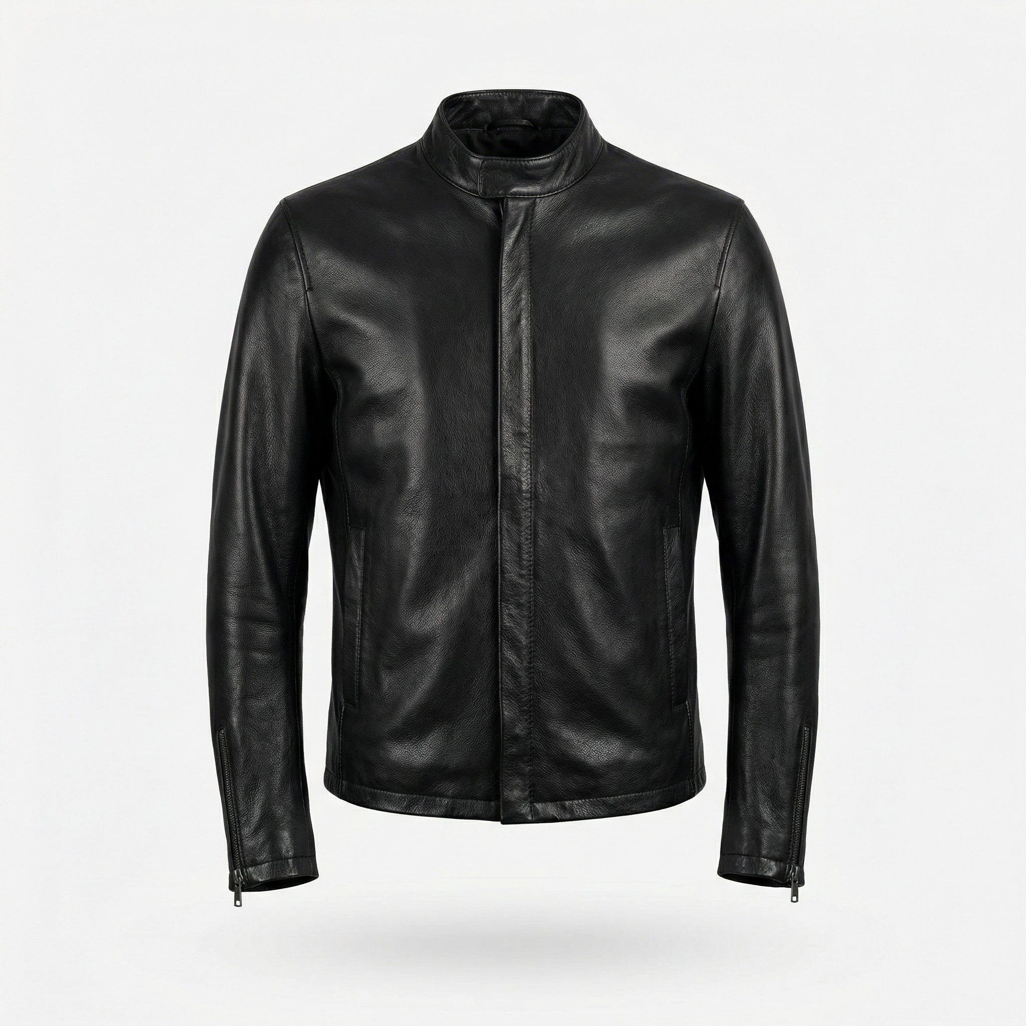 Sleek Leather Jacket