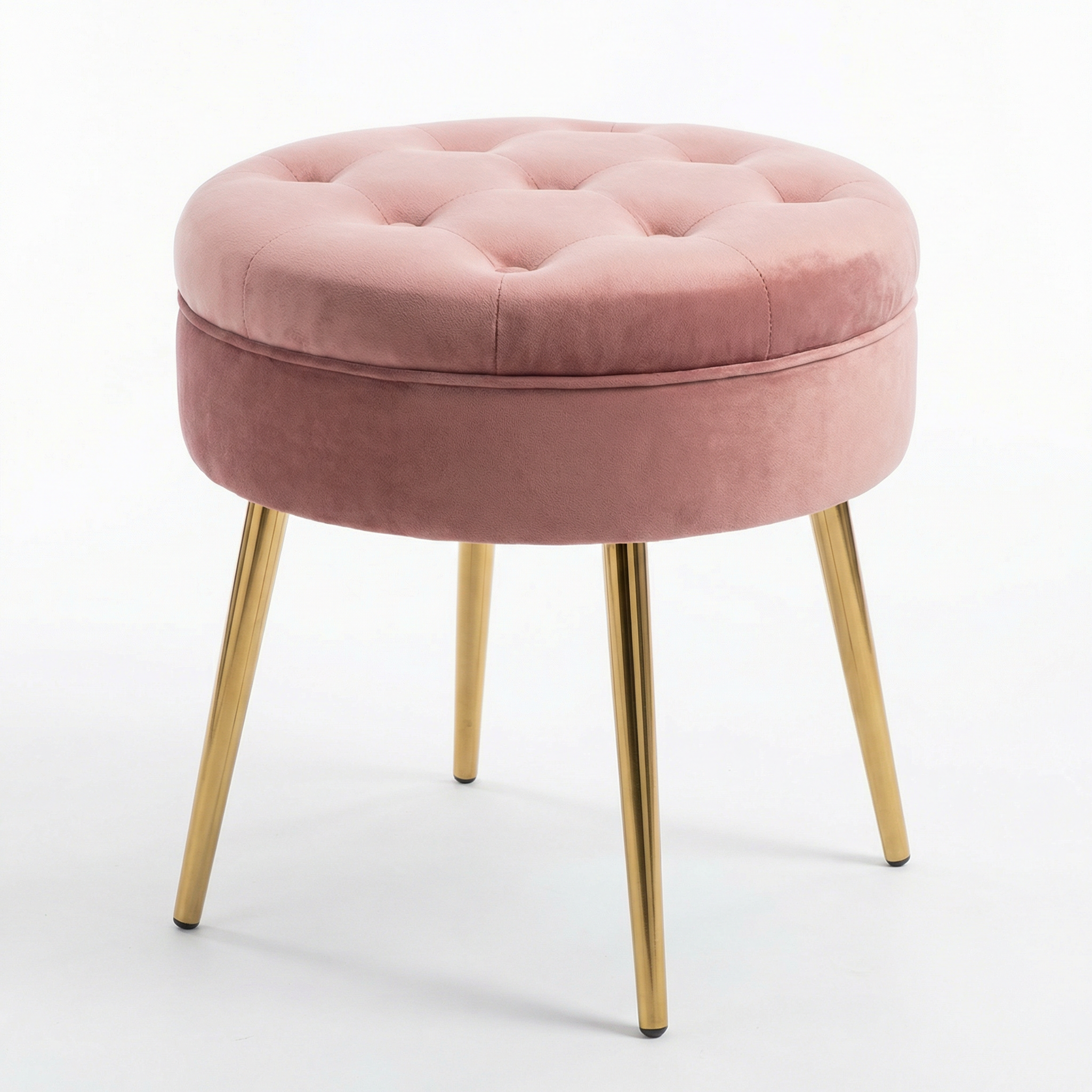 Luxury Velvet Vanity Stool